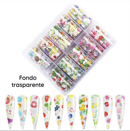 Transfer foil nailart- 33-03