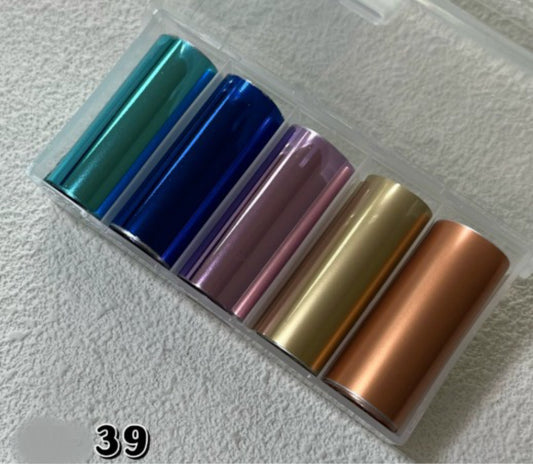 Transfer foil nailart - 39