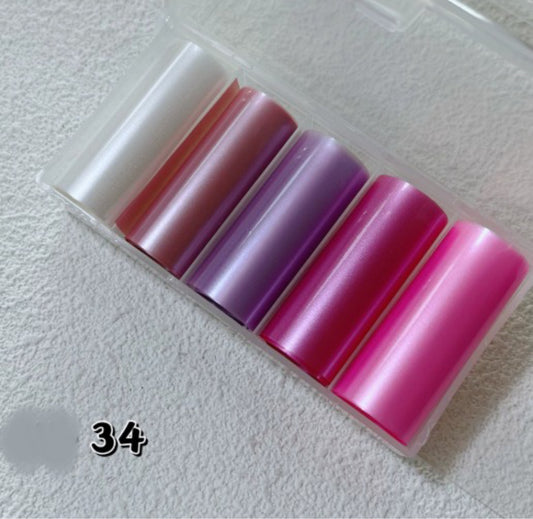 Transfer foil nailart - 34