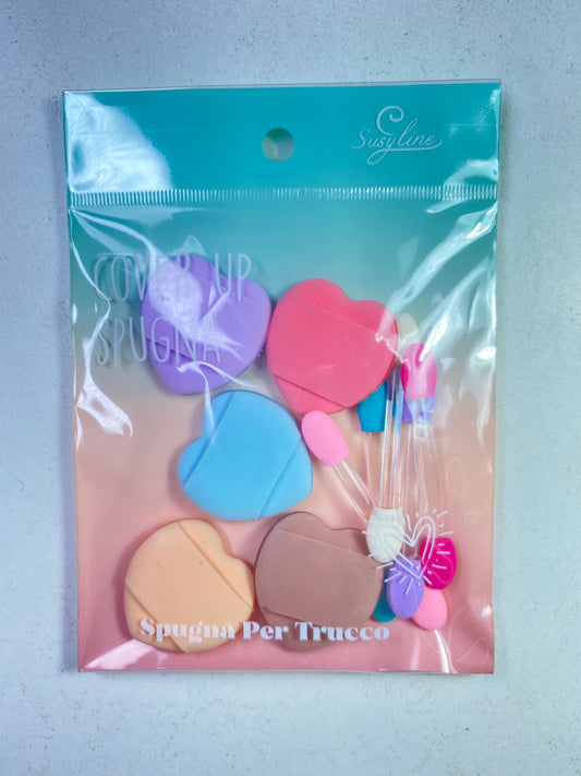 Spugnetta make up - mini spugnetta trucco - spugnetta per polvere chrome