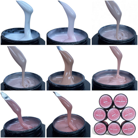 Easy Cream builder gel kit da 8 colori