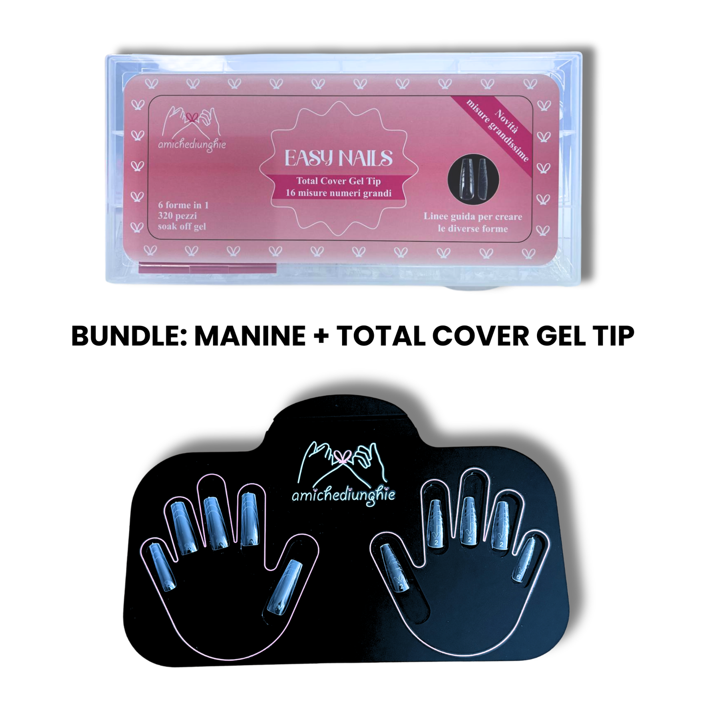 ADU Precision Set – Le Manine + Total Cover Gel Tip Professionali