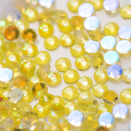 Strass Double Face Aurora Yellow AB 100pz