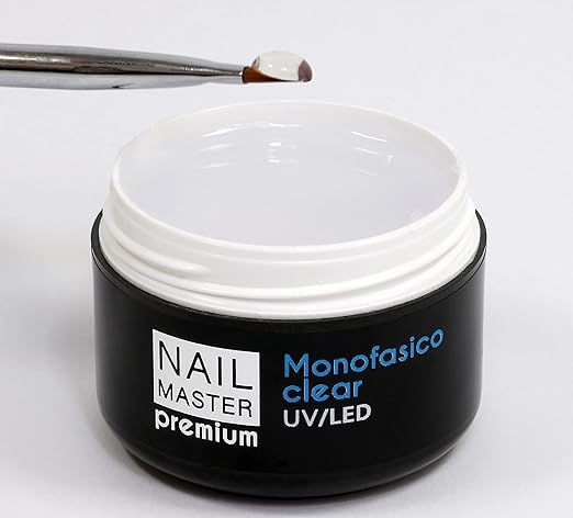 Nail Master Premium 30g, Monofasico Clear, Gel unghie UV e Led