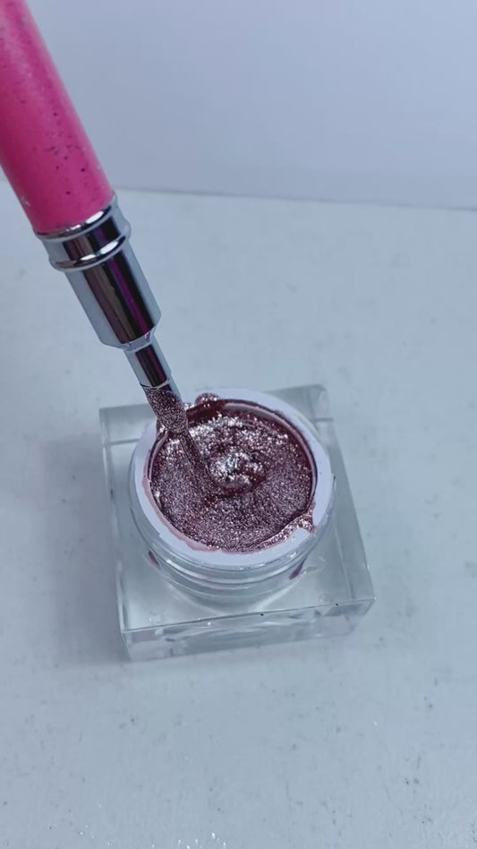 Platinum Glitter Gel Rose Gold 5gr