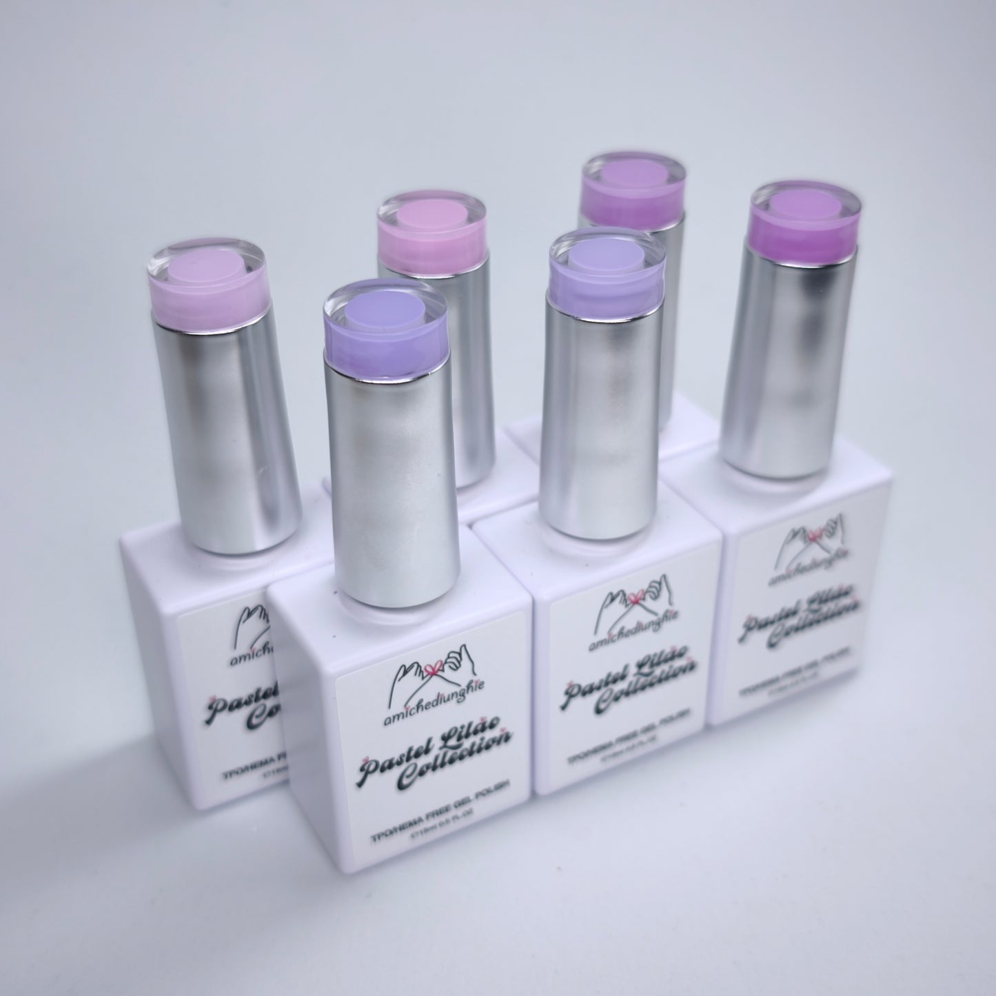 Pastel Lilac Basic Collection – Gel Semipermanente 6pz. 15 ml.