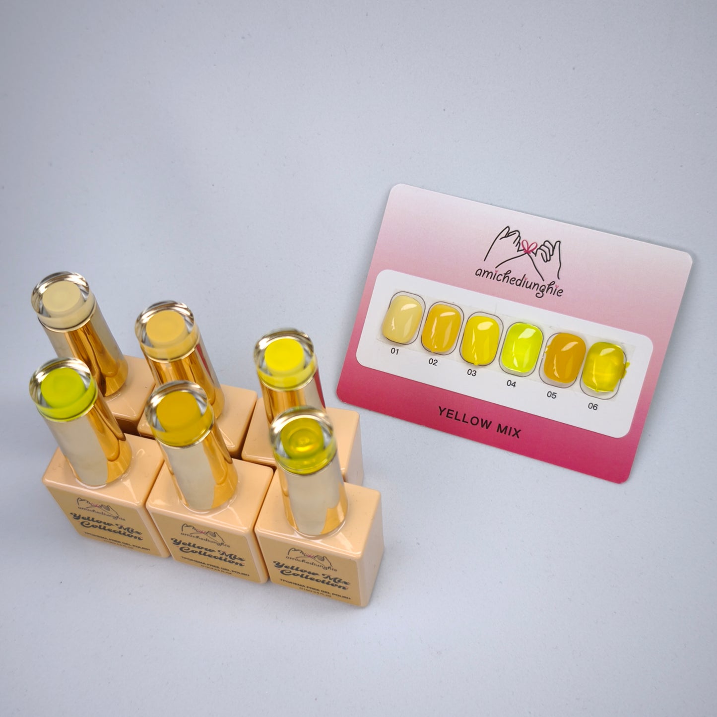 Yellow Mix Basic Collection – Gel Semipermanente 6pz. 15 ml.