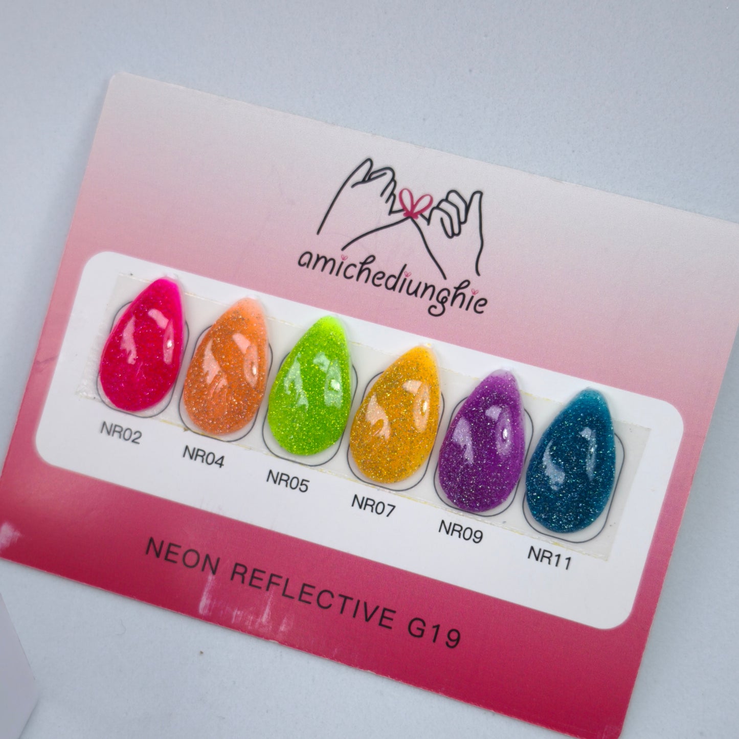 Reflective Neon Collection. Gel Polish semipermanente 6pz. 15ml.