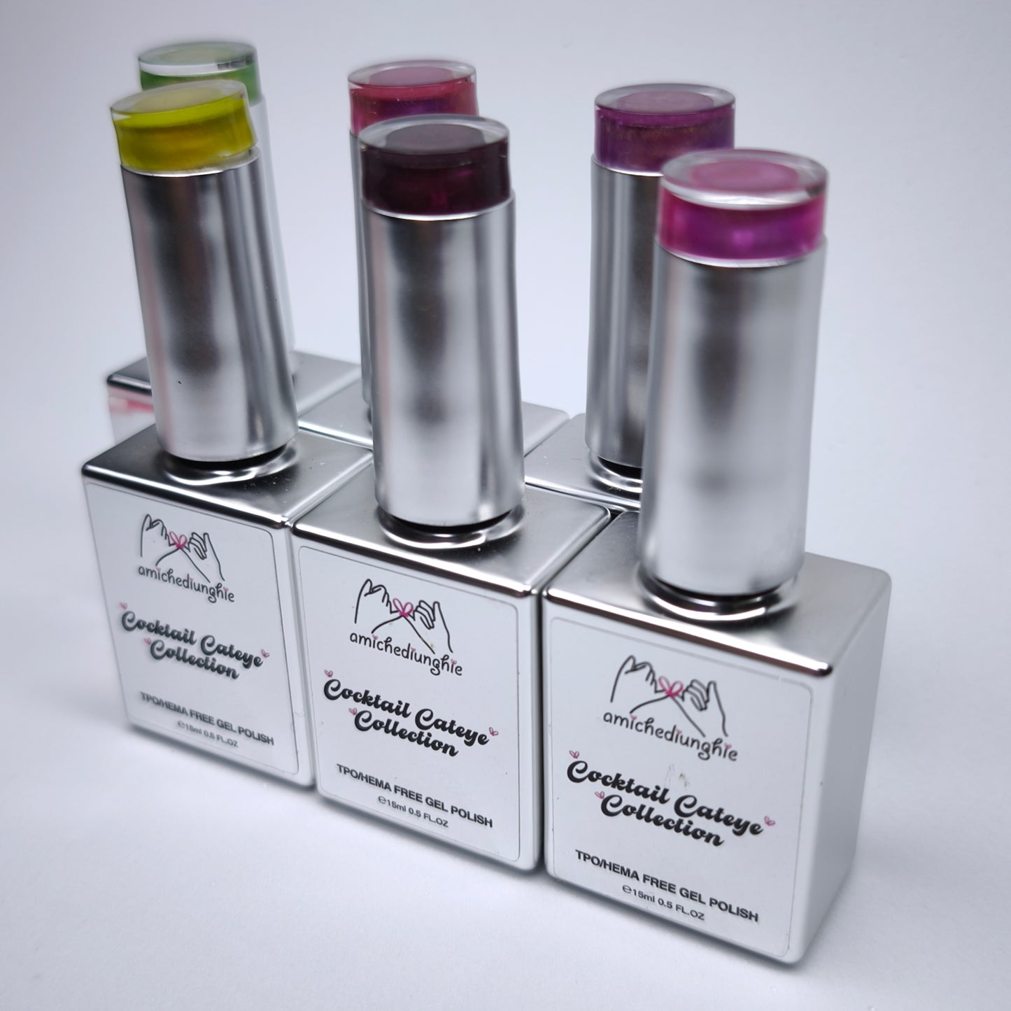 Cocktail CatEye Collection Gel Polish semipermanente 6pz. 15 ml.