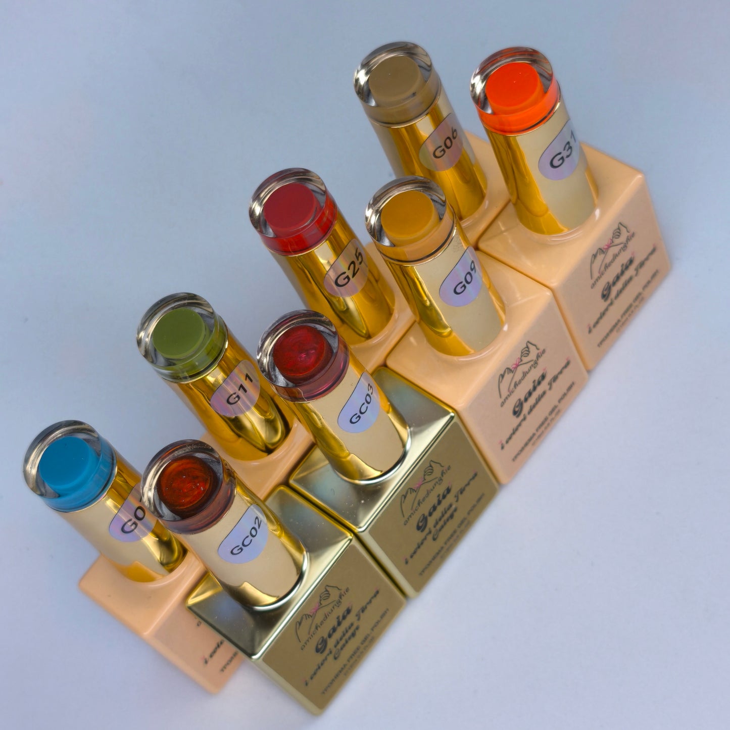 GAIA I Colori della Terra Collection 8 PZ da 15ml - gelcolor semipermanente