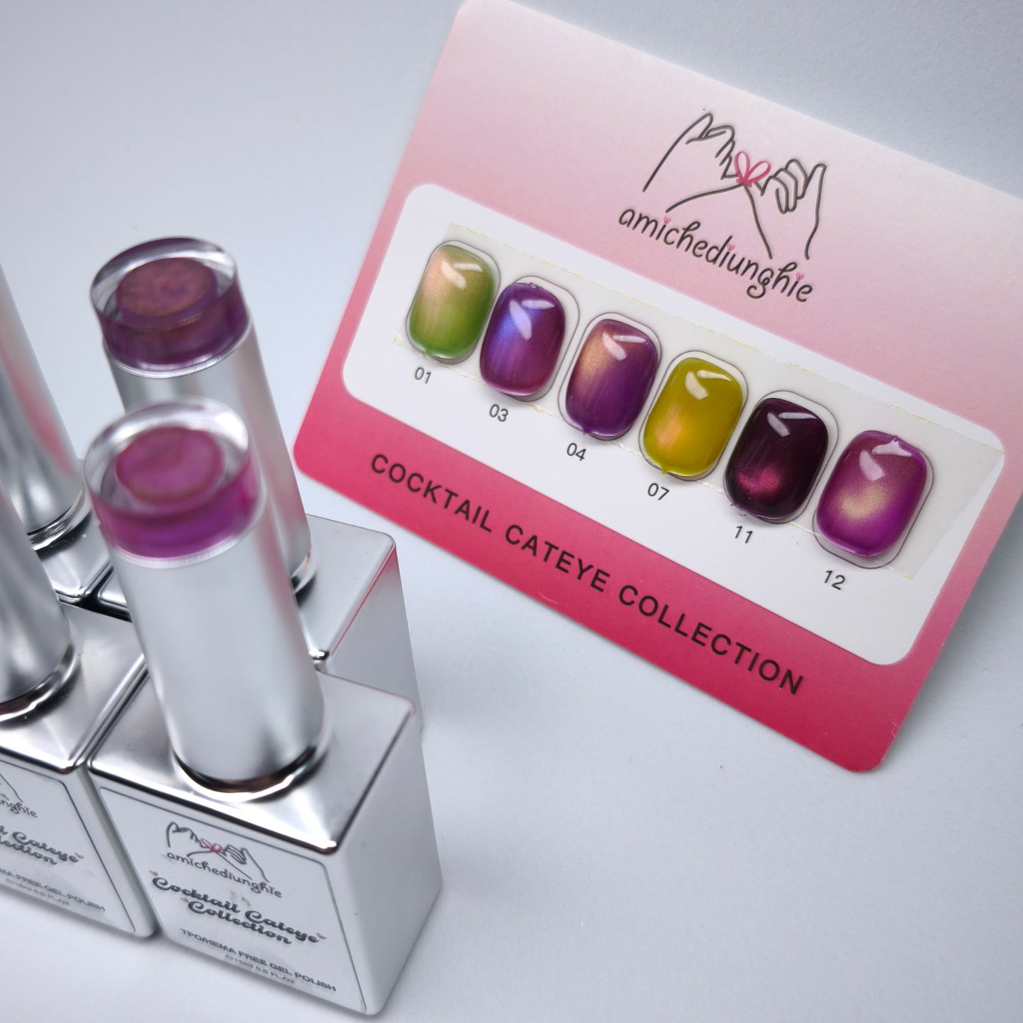 Cocktail CatEye Collection Gel Polish semipermanente 6pz. 15 ml.