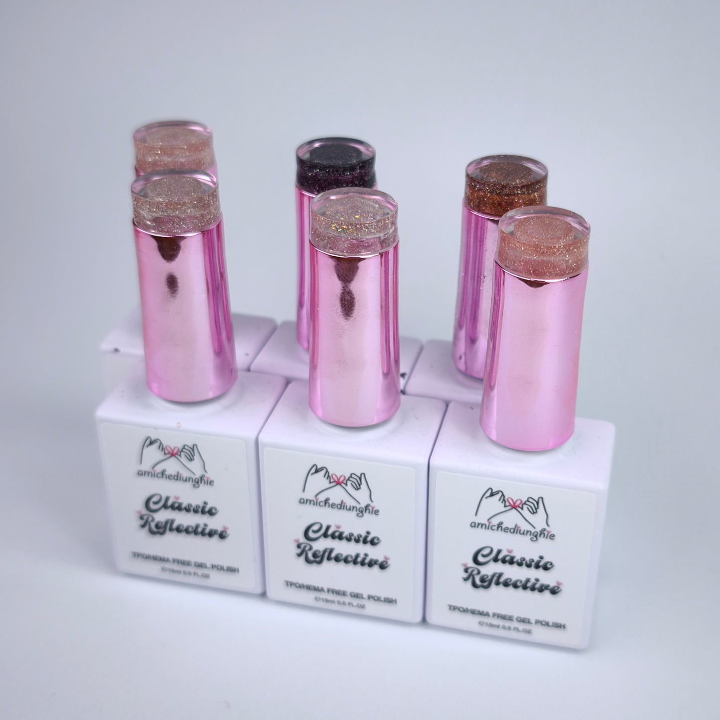 Reflective Classic Collection. Gel Polish semipermanente 6 pz. 15 ml.