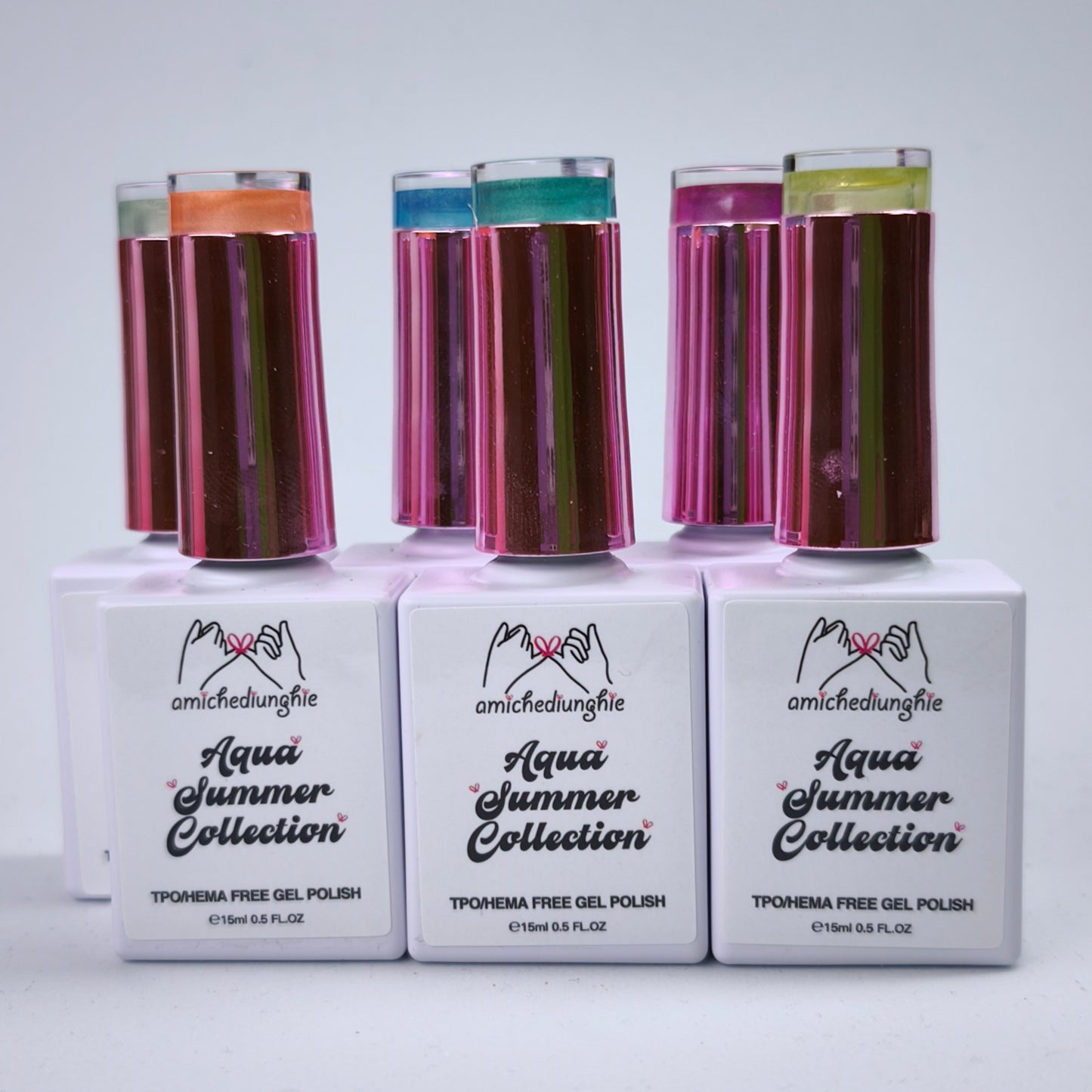Aqua Summer Cateye Collection - Gel semipermanent 6pz. 15ml.