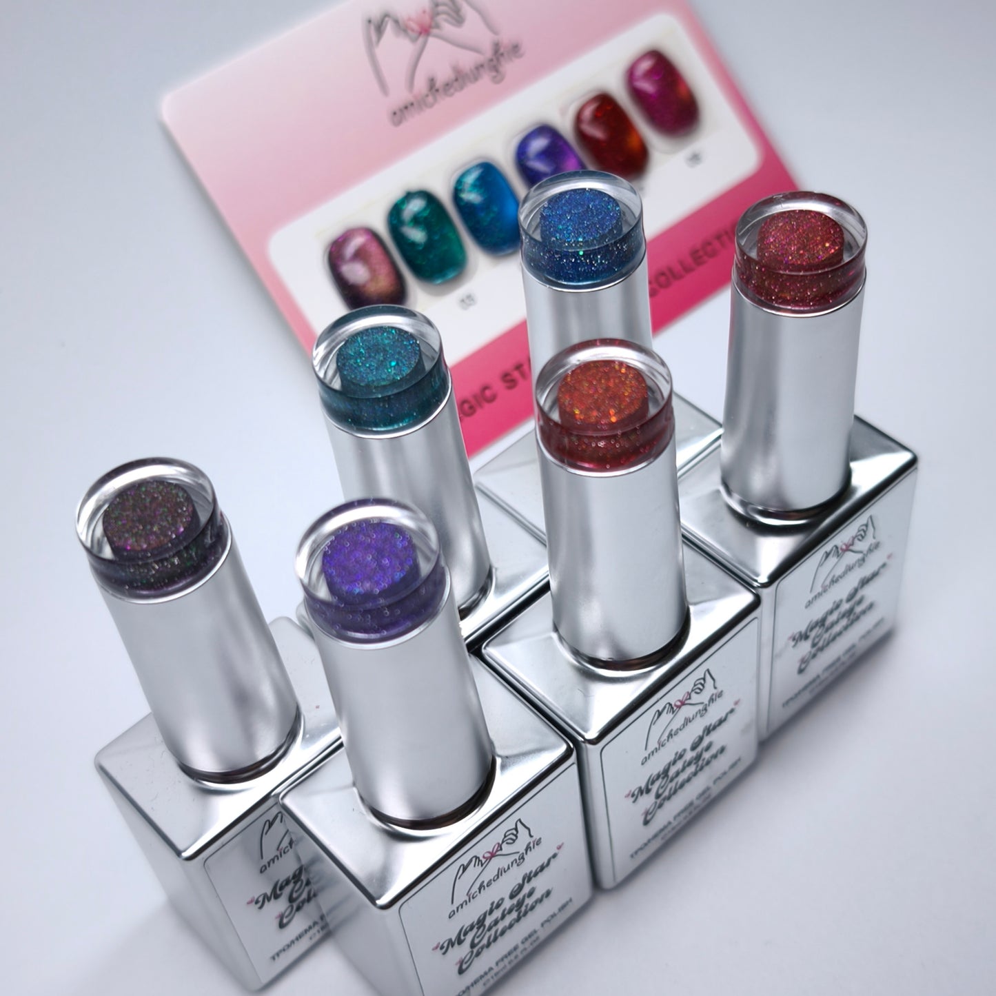 Magic Star CatEye Collection Gel Polish semipermanente 6pz. 15 ml.