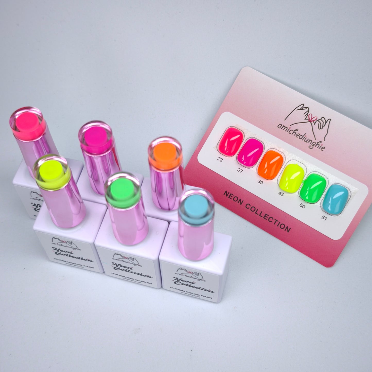 Neon Basic Collection – Gel Semipermanente 6pz. 15 ml.