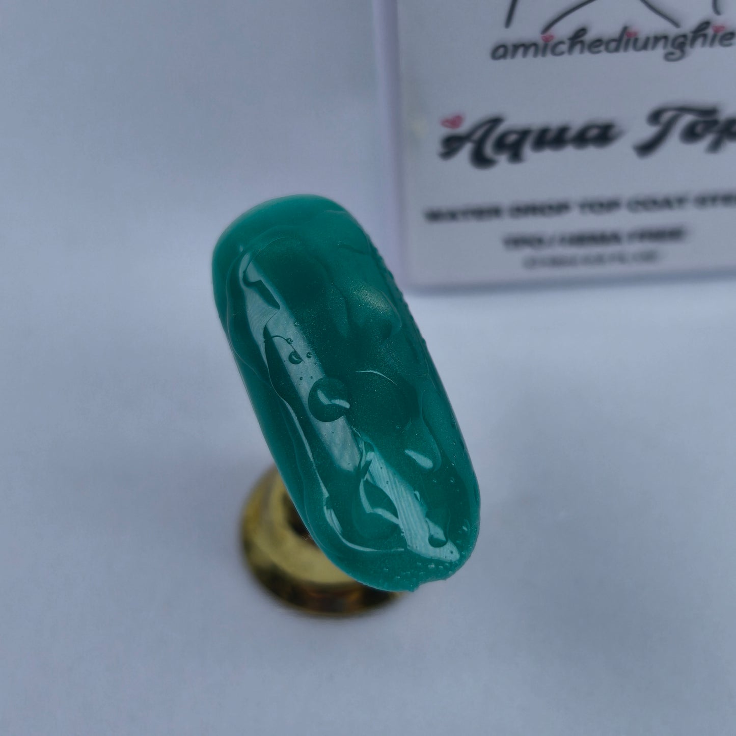Aqua Top Coat 15ml - Sigillante Top Coat effetto gocce d'acqua