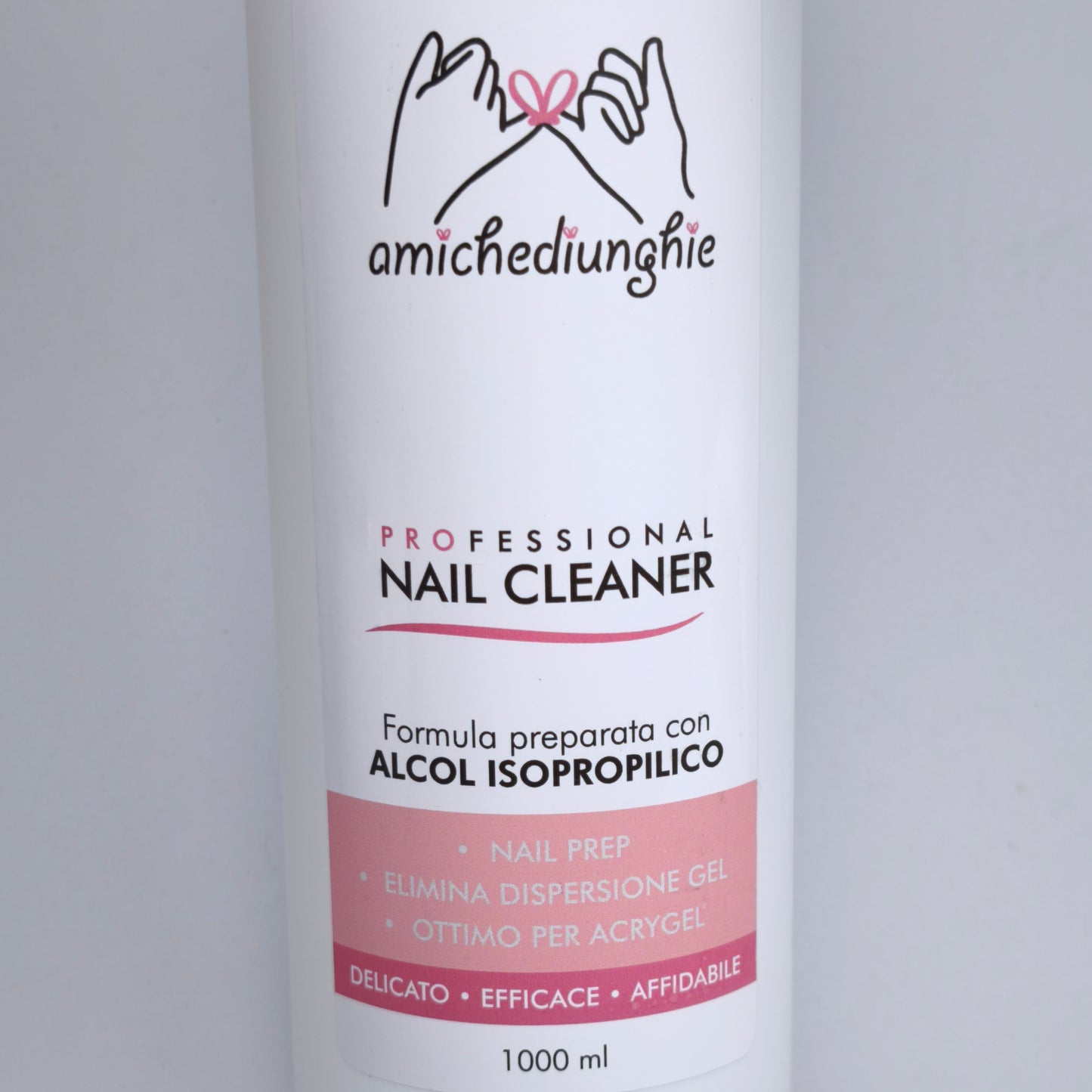 ADU Cleaner 1000ml alcol isopropilico - preparatore deidratante per unghia naturale - liquido per acrygel