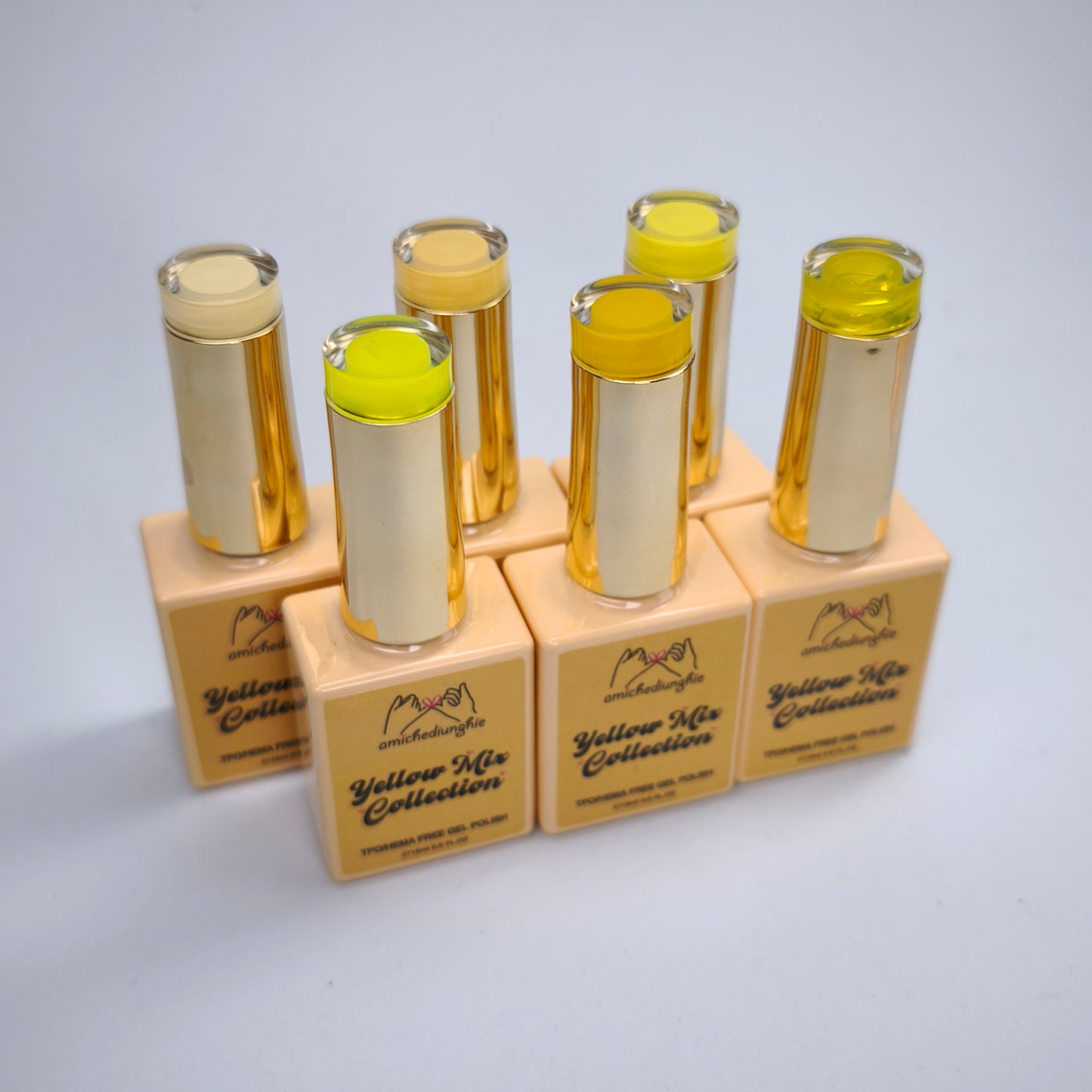 Yellow Mix Basic Collection – Gel Semipermanente 6pz. 15 ml.