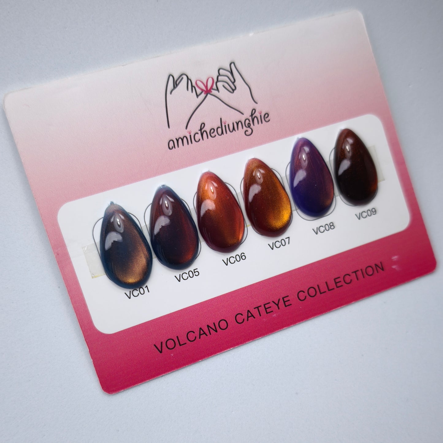 Volcano CatEye Collection Gel Polish semipermanente 6pz. 15 ml.