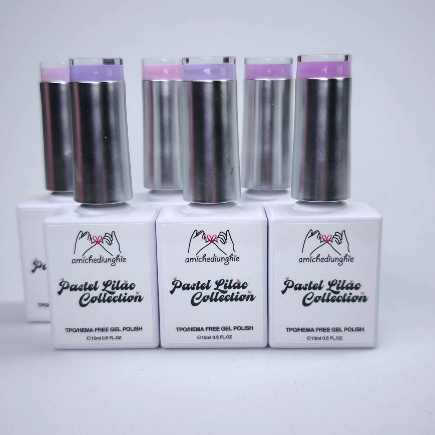 Pastel Lilac Basic Collection – Gel Semipermanente 6pz. 15 ml.