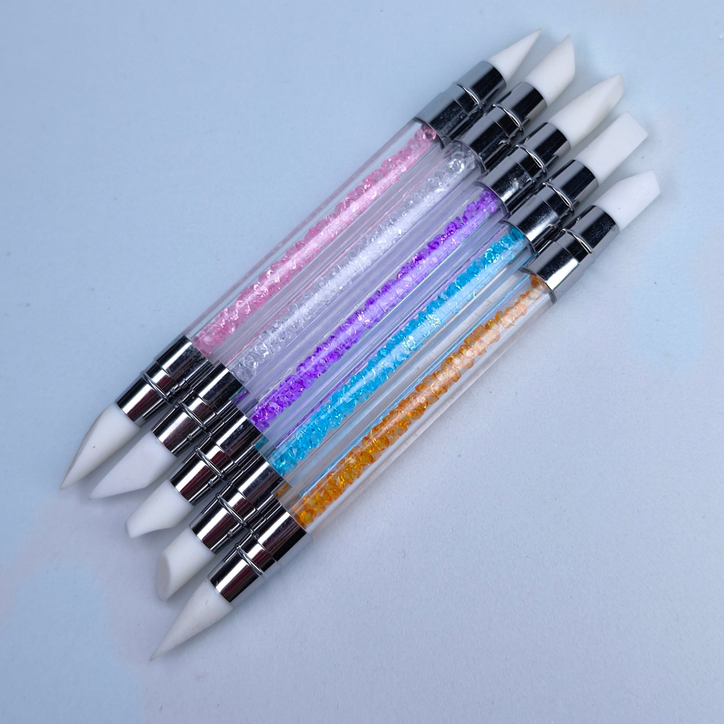 Pennelli in silicone varie forme - modellare gel 3D sculpting