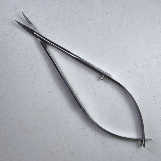 Forbicina per cuticole a molla con punta curva- forbici manicure a pinza