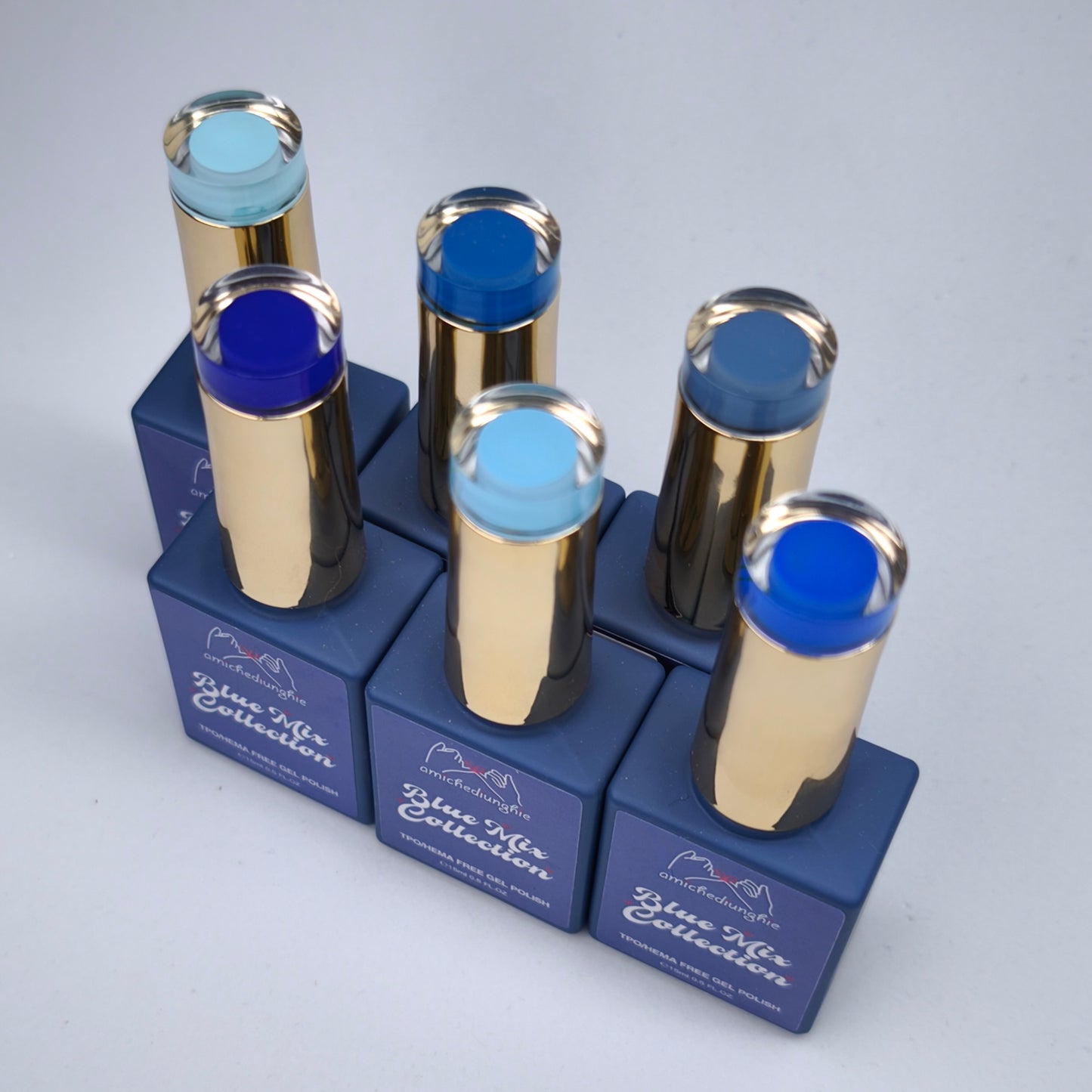 Blue Mix Basic Collection – Gel Semipermanente 6pz. 15 ml.