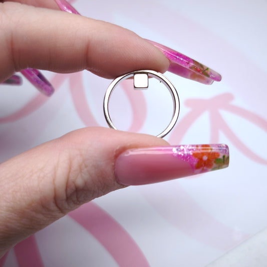 Anello magnetico circolare per effetto occhio di gatto - cateye gel polish calamita rotonda