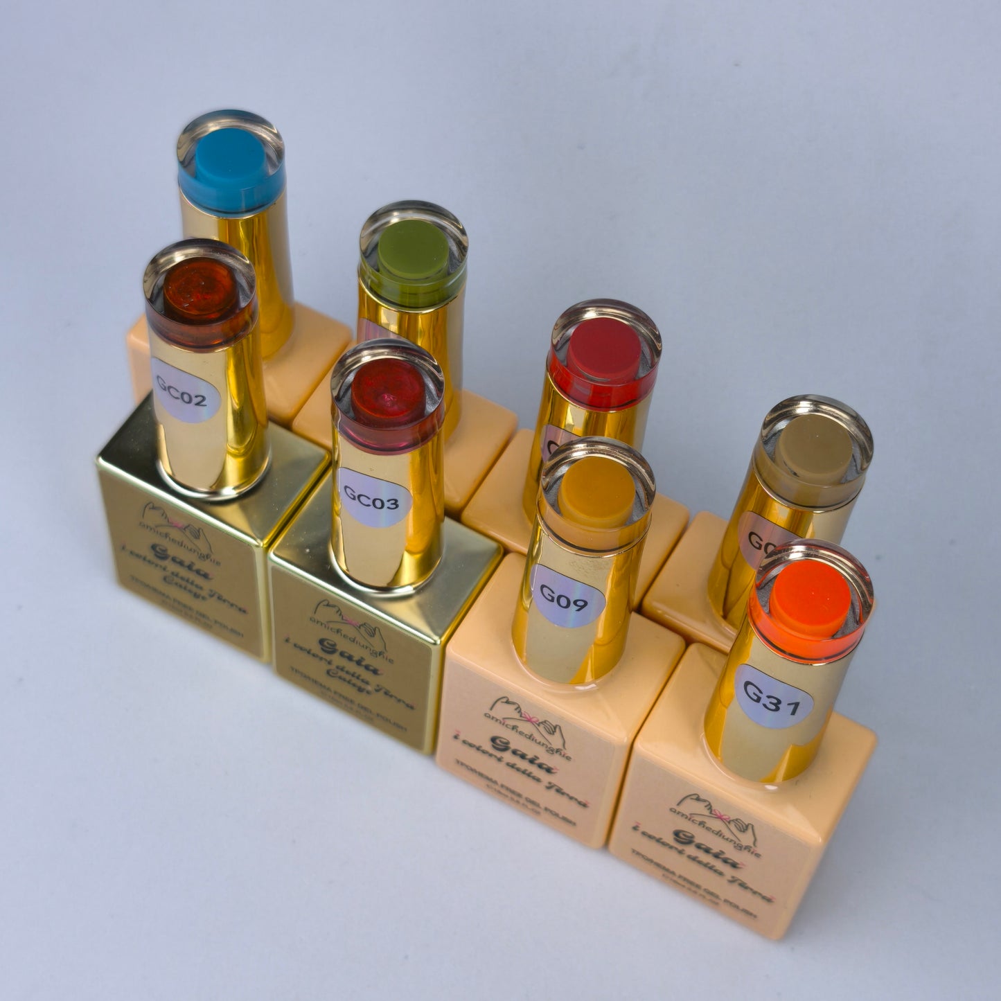 GAIA I Colori della Terra Collection 8 PZ da 15ml - gelcolor semipermanente
