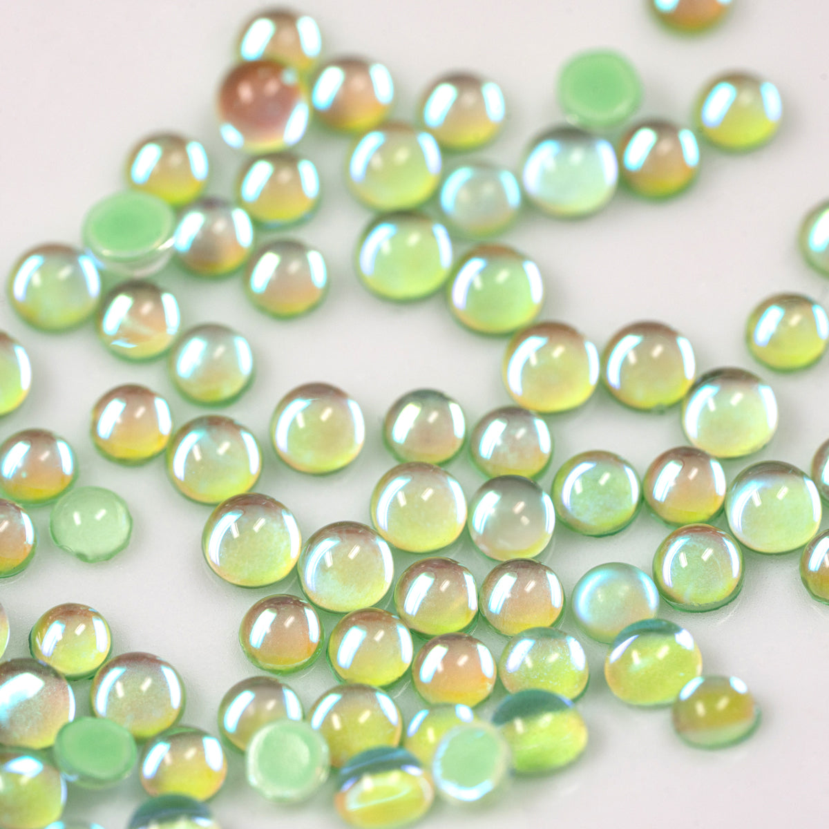 BRILLOVSKY STRASS MEZZA PERLA SIRENA GREEN AB 100PZ
