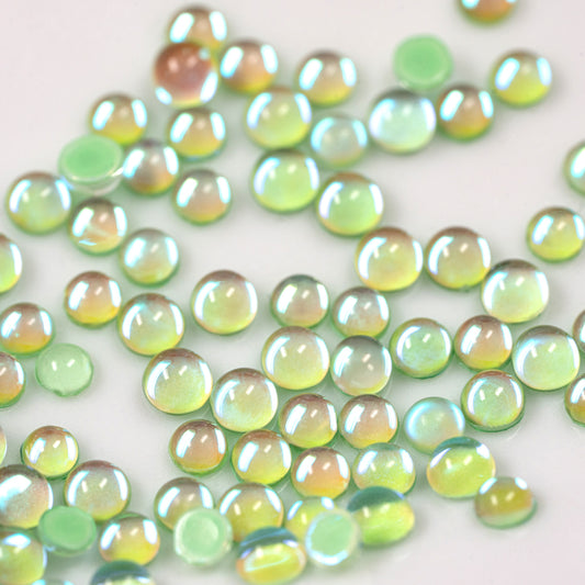 BRILLOVSKY STRASS MEZZA PERLA SIRENA GREEN AB 100PZ