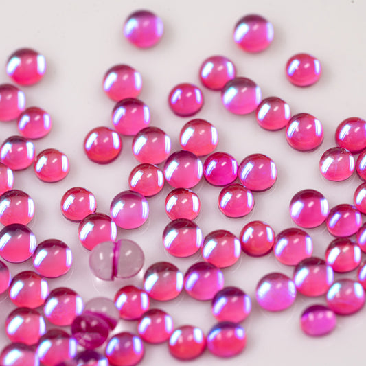 BRILLOVSKY STRASS MEZZA PERLA SIRENA PINK AB 100PZ