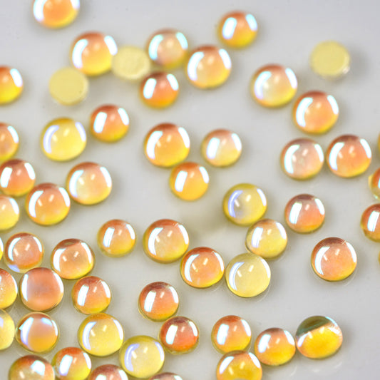 BRILLOVSKY STRASS MEZZA PERLA SIRENA YELLOW AB 100PZ